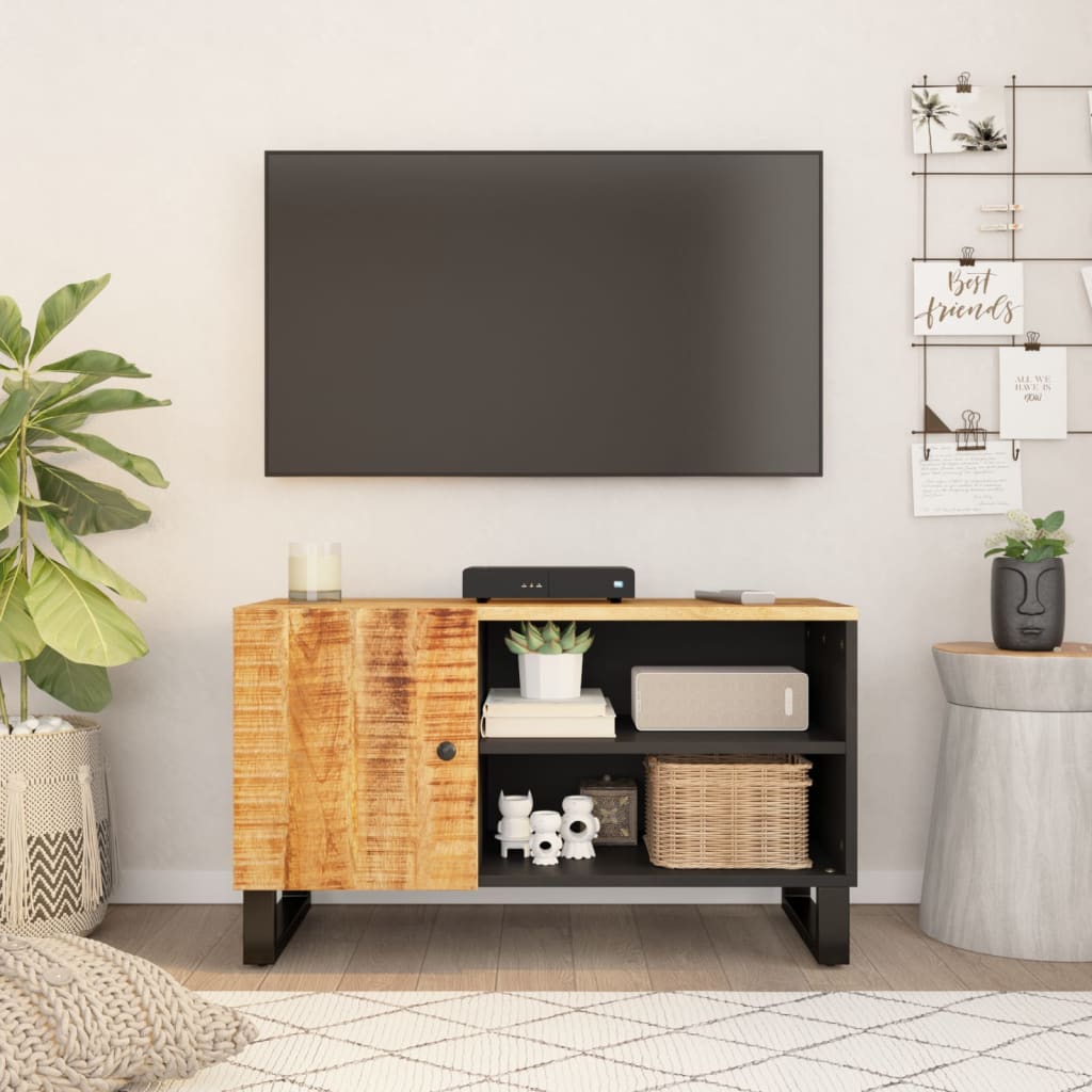 TV-Schrank Mango Massivholz 80 cm