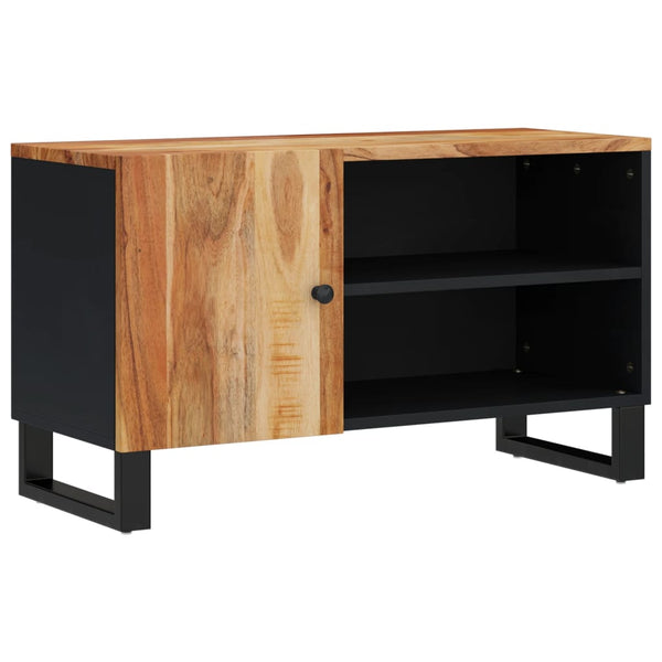 vidaXL Meuble TV 80x33x46 cm Bois d'acacia massif et bois d'ingénierie