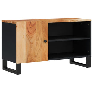 vidaXL Meuble TV 80x33x46 cm Bois d'acacia massif et bois d'ingénierie