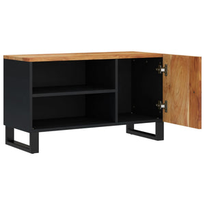 vidaXL Meuble TV 80x33x46 cm Bois d'acacia massif et bois d'ingénierie