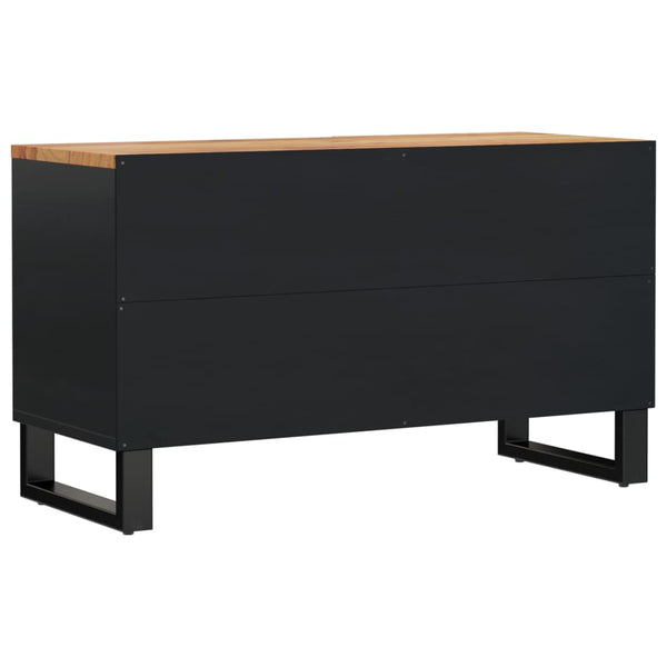 vidaXL Meuble TV 80x33x46 cm Bois d'acacia massif et bois d'ingénierie