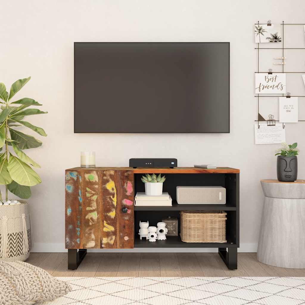TV-Schrank 80 cm Altholz Massiv