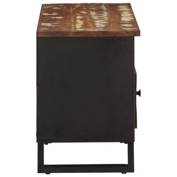 Meuble TV vidaXL 100x33x46 cm en bois de récupération massif et bois d'ingénierie