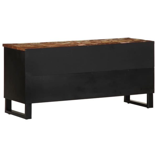 Meuble TV vidaXL 100x33x46 cm en bois de récupération massif et bois d'ingénierie