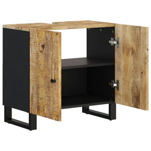 Waschbeckenunterschrank Mango Massivholz