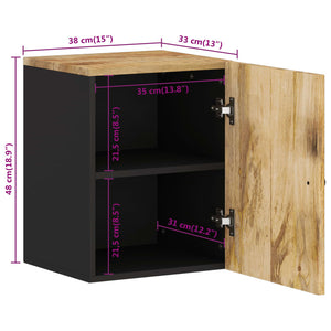 Mango Bad-Wandschrank 38x48 cm