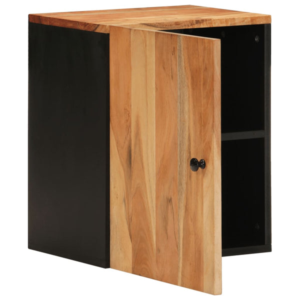 Akazie Bad-Wandschrank, 38x33x48 cm