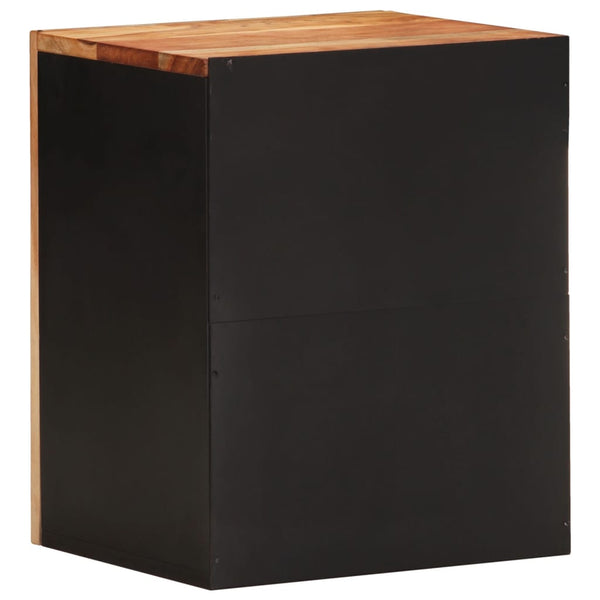 Akazie Bad-Wandschrank, 38x33x48 cm