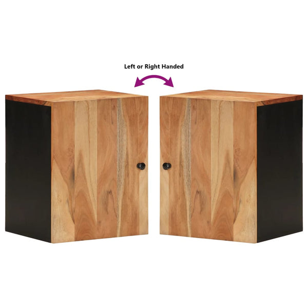 Akazie Bad-Wandschrank, 38x33x48 cm