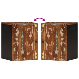 Bad-Wandschrank Altholz 38x33x48cm