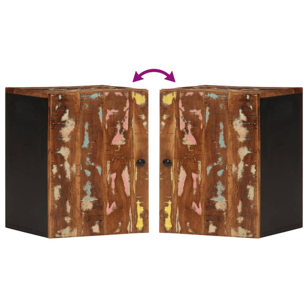Bad-Wandschrank Altholz 38x33x48cm