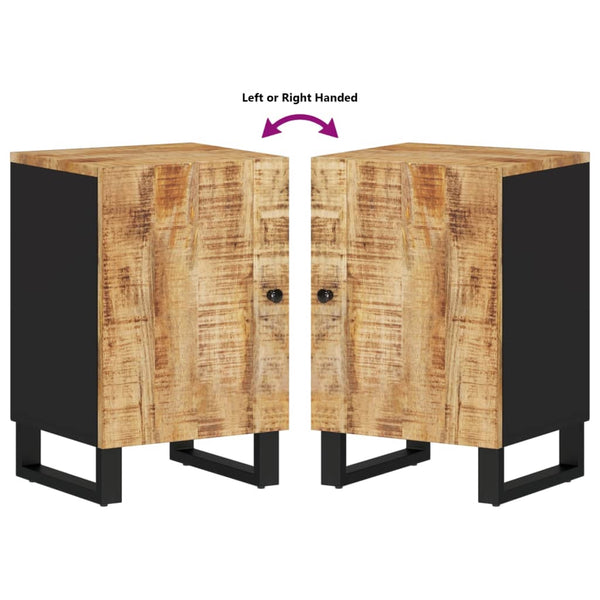 Badschrank Mango Massivholz 38x33x58 cm