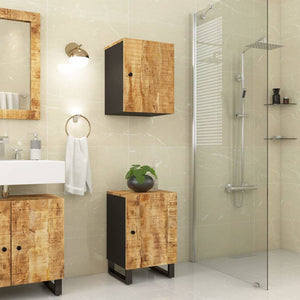 Badschrank Mango Massivholz 38x33x58 cm