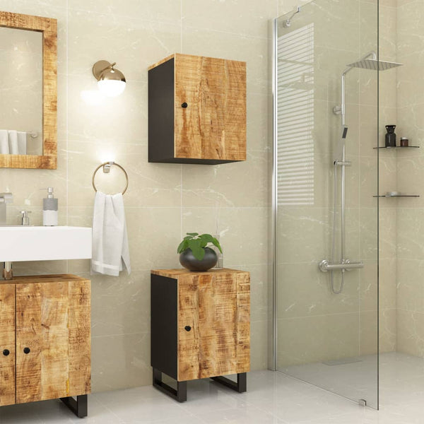 Badschrank Mango Massivholz 38x33x58 cm
