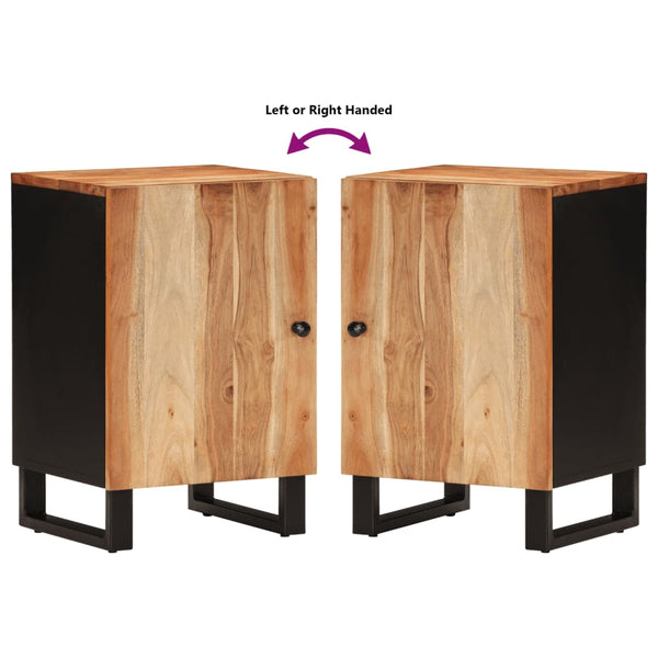 Akazie Badschrank Massivholz 38x33x58cm