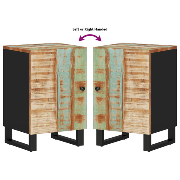 Badschrank Altholz Massiv 38x33x58 cm