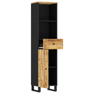 Mango Badschrank Massivholz 38x33x160 cm