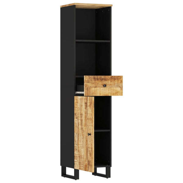 Mango Badschrank Massivholz 38x33x160 cm