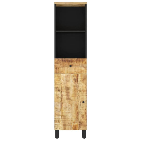 Mango Badschrank Massivholz 38x33x160 cm