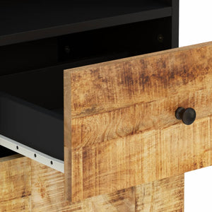 Mango Badschrank Massivholz 38x33x160 cm
