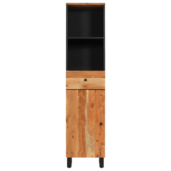 Akazie Badschrank Massivholz 38x33x160cm