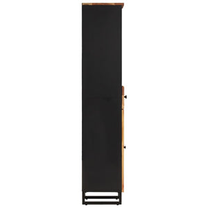 Akazie Badschrank Massivholz 38x33x160cm