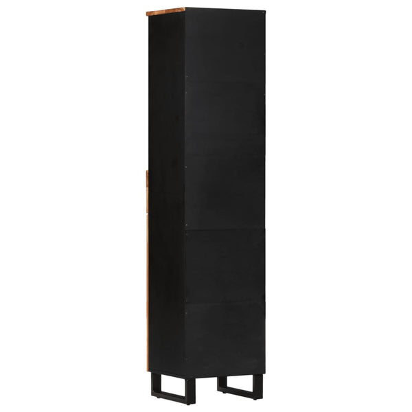 Akazie Badschrank Massivholz 38x33x160cm