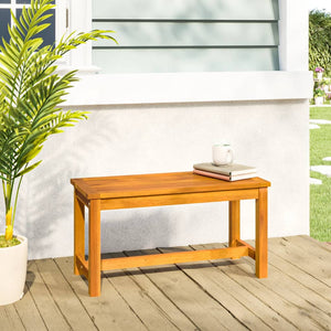 Akazienholz Gartenbank 80 cm
