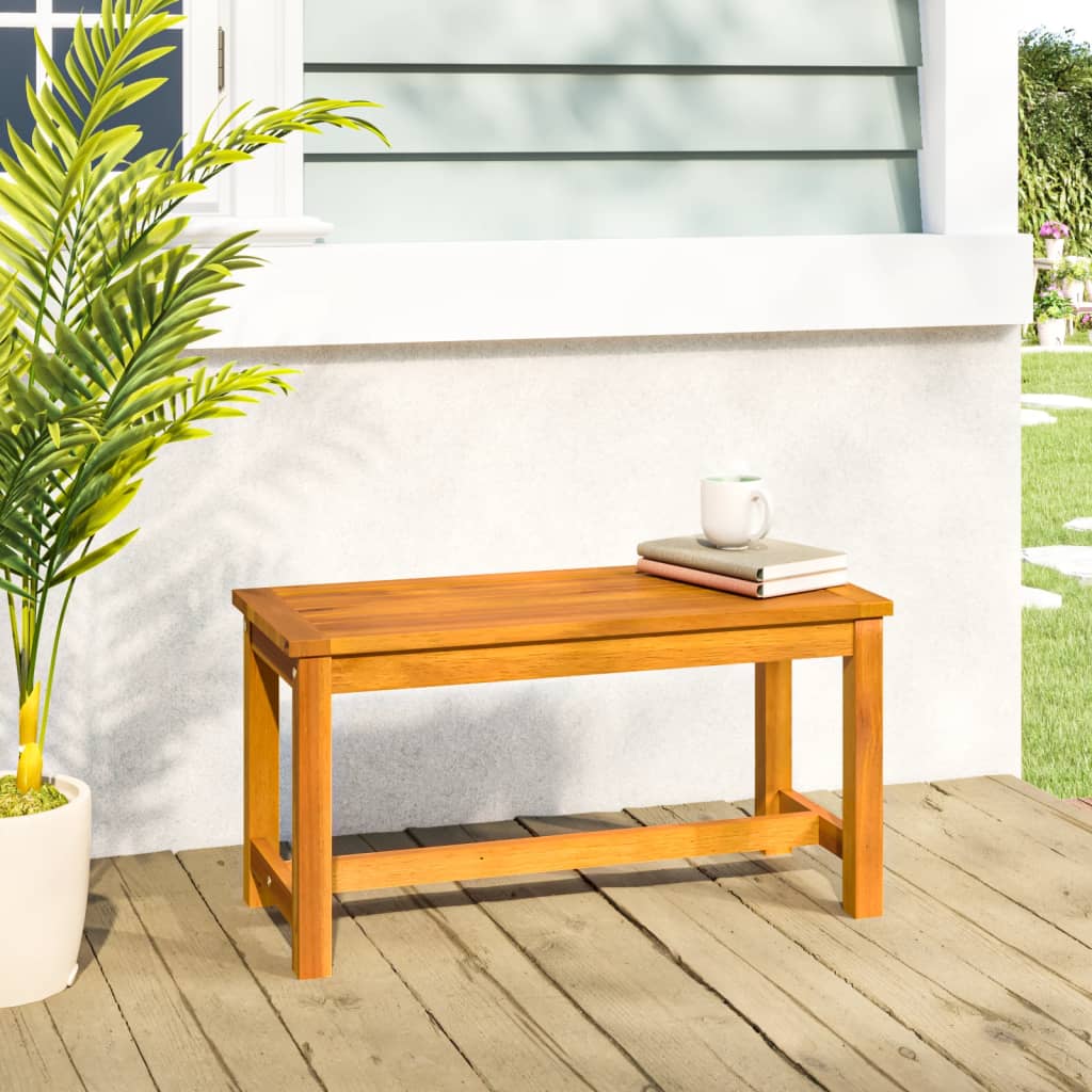 Akazienholz Gartenbank 80 cm