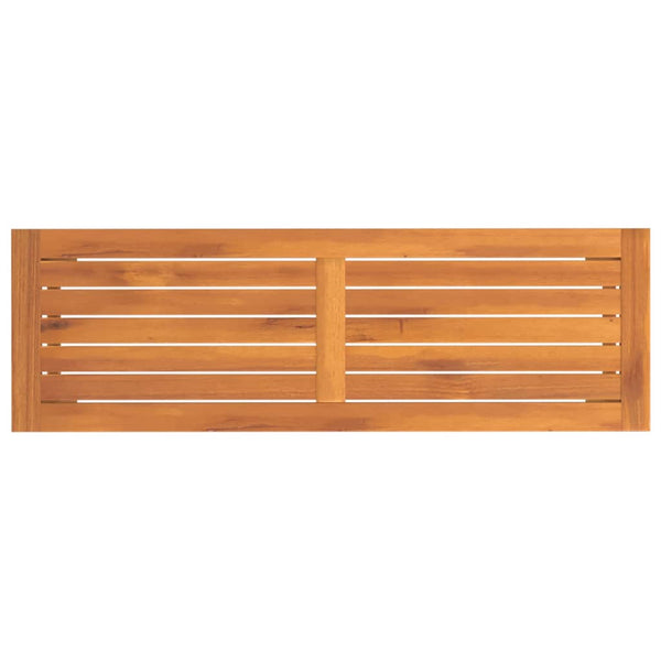 vidaXL Banc de jardin 110x35x45 cm Bois d'acacia massif