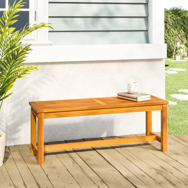 vidaXL Banc de jardin 110x35x45 cm Bois d'acacia massif