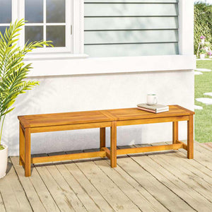 Akazienholz Gartenbank 150 cm