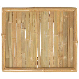 Bambus Gartentisch 65x55 cm