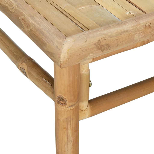 Bambus Gartentisch 65x55 cm