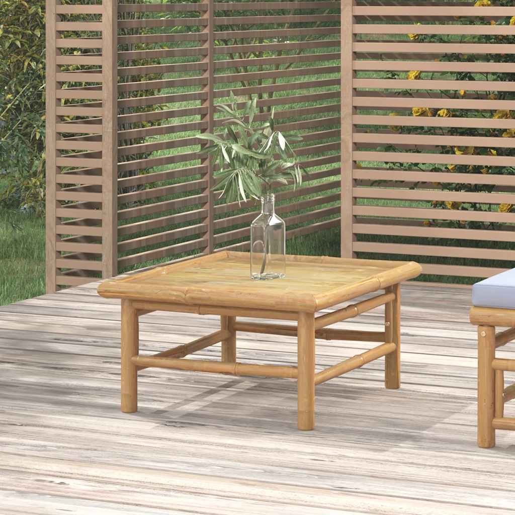 Bambus Gartentisch 65x55 cm