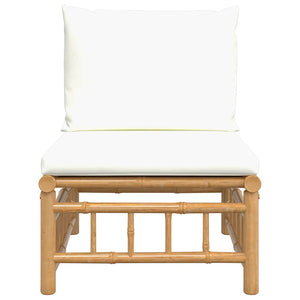 Bambus Garten Mittelsofa mit Kissen