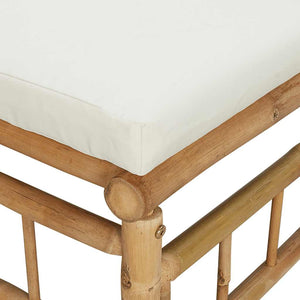 Bambus Garten Mittelsofa mit Kissen