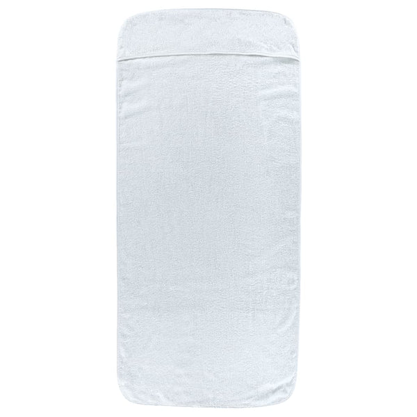 2er-Set Strandtücher Weiß 60x135 cm