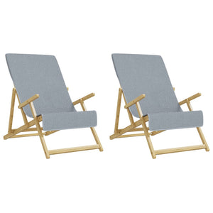 Graue Strandtücher 2er-Set, 60x135 cm, 400 GSM
