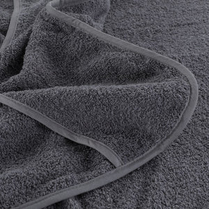 Anthrazit Strandtücher 2er Set 75x200 cm