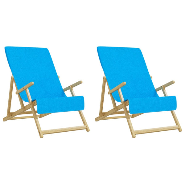 2er-Set Türkise Strandtücher 60x135 cm