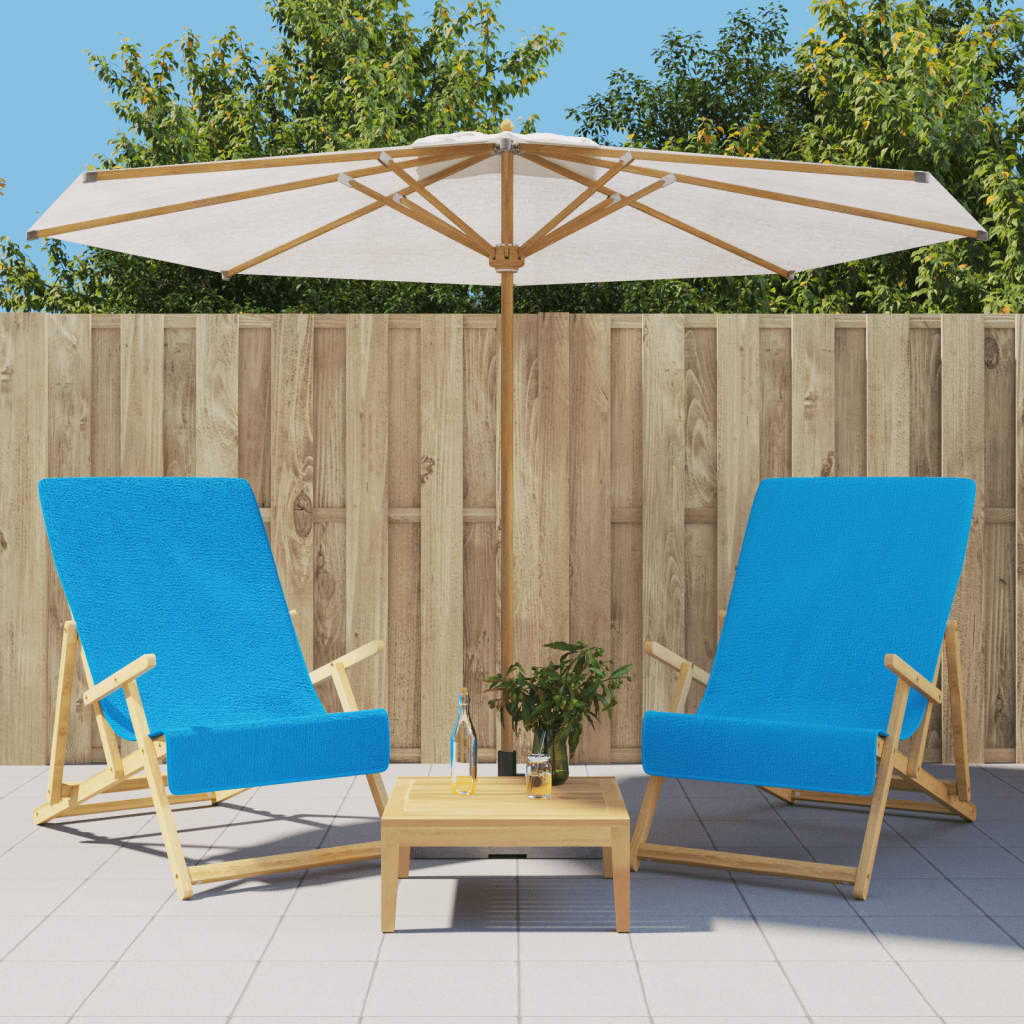 2er-Set Türkise Strandtücher 60x135 cm