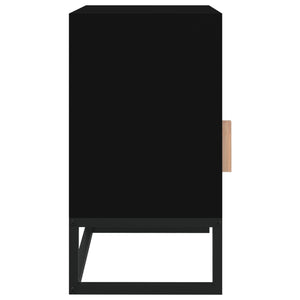 Schwarzer Nachttisch 40x30x55,5 cm