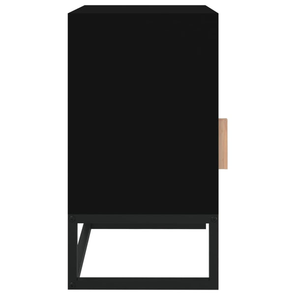 Schwarzer Nachttisch 40x30x55,5 cm
