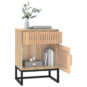 Nachttisch Holzwerkstoff & Eisen 40x30x55,5 cm