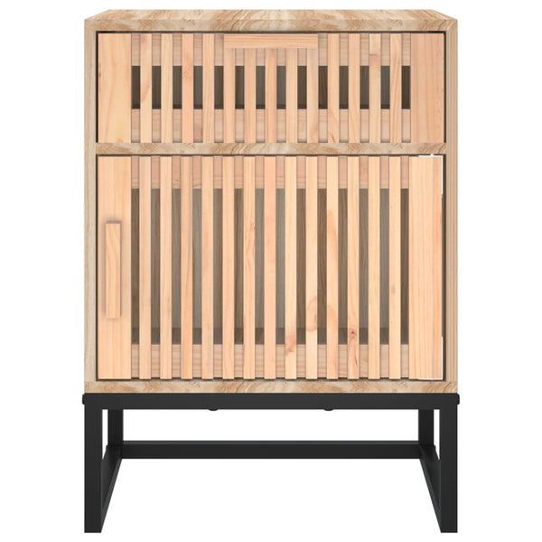 Nachttisch Holzwerkstoff & Eisen 40x30x55,5 cm