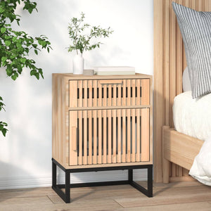 Nachttisch Holzwerkstoff & Eisen 40x30x55,5 cm