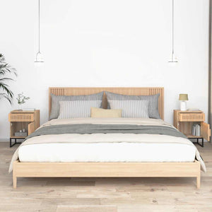 Nachttische 2er Set Holz & Eisen