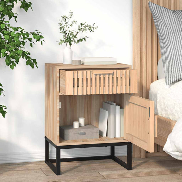 Nachttische 2er Set Holz & Eisen