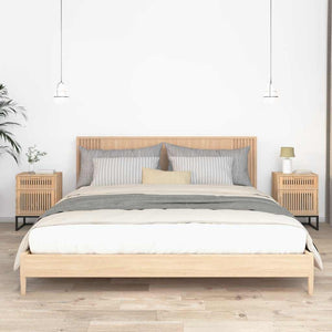 Nachttische 2er Set Holz & Eisen